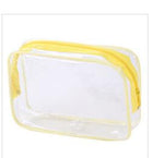 eTya Travel PVC Cosmetic Bags Women Transparent Clear Zipper Makeup Bags Organizer Bath Wash Make Up Toiletry Pouch