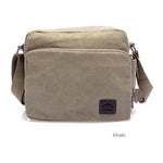 Scione Canvas Multifunction Messenger Shoulder Bag Solid Briefcases Suitcase Card Pocket For Men Women Office Outdoor Travel Bag