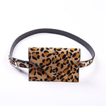 NOENNAME_NULL Womens Ladies Leopard Bum Bag Waist Fanny Pack Holiday Travel Wallet Money Belt