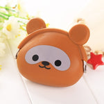 Girls Animals Mini Coin Purse Silicone Mini Coin Bag Change Wallet Purse Small Women Key Wallet coin Wallet Children Kids