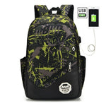 HLDAFA 3Pcs set USB Male Backpacks Large Backpack for Men Shoulder Bag Student Travel Bag School Bags for Young People Schooltas