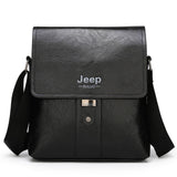 JEEP BULUO Men Shoulder Bag Set Big Brand Crossbody Business Messenger Bags Casual pu Leather For Man Fashion New Hot Salling