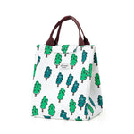 Lattice Print Lunch Bag Portable Cooler Insulated Picnic Bento Tote Travel Fruit Drink Food Fresh Organizer Accessories Supplies