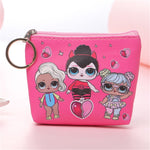 Vogvigo Cartoon Girl Coin Purses Women Wallets Small Card Holder Key Bag Money Bags for Girls Ladies Purse Kids Bag Organiser