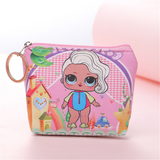 Vogvigo Cartoon Girl Coin Purses Women Wallets Small Card Holder Key Bag Money Bags for Girls Ladies Purse Kids Bag Organiser