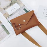 2019 Fanny Pack Women Belt Bag Leather Waist Bag Fashion Women's Pure Color Ring PU Messenger Shoulder Chest pochete homem