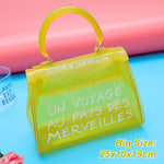 luxury brand transparent bag jelly handbag clear crossbody bags for women 2019 sac un voyage au pays des merveilles designer