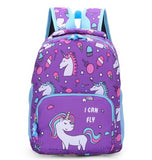 2019 New Unicorn Printed Children School Bag Cute Cartoon Kids Bags Kindergarten Backpack for Boys Girls Baby School Bags