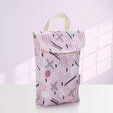 Sunveno Multifunctional Baby Diaper Organizer Reusable Waterproof Fashion Prints Wet/Dry Bag Mummy Storage Bag Travel Nappy Bag
