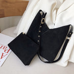 Splicing Contrast PU Leather Bucket Bags For Women 2019 Summer Crossbody Bags Lady Shoulder Messenger Bag Female Travel Handbags