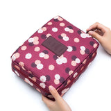 SOBU Waterproof Portable Zipper Cosmetic Bag dot beauty Case Make Up Tas Purse Organizer Storage Travel Wash Pouch K1049