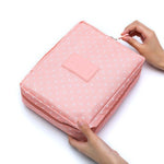 SOBU Waterproof Portable Zipper Cosmetic Bag dot beauty Case Make Up Tas Purse Organizer Storage Travel Wash Pouch K1049