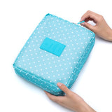 SOBU Waterproof Portable Zipper Cosmetic Bag dot beauty Case Make Up Tas Purse Organizer Storage Travel Wash Pouch K1049