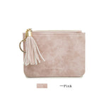 Coin Purse Leather Women Short Zipper Tassel Student Cute Mini Coin Bag Small Wallet Keychain Bag Wallets Porte Monnaie Femme