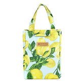 Lattice Print Lunch Bag Portable Cooler Insulated Picnic Bento Tote Travel Fruit Drink Food Fresh Organizer Accessories Supplies