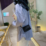 Mini Stone Pattern Crossbody Bags For Women 2019 Pu Leather Purses and Handbags New Designer Ladies Shoulder Messenger Bag