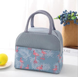 Functional Pattern Cooler Lunch Box Portable Insulated Canvas Lunch Bag Thermal Food Picnic Lunch Bags For Women Kids