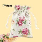Vegetable Bags Popular Cotton Fruit And Vegetable With Drawstring Reusable Home 1PC Kitchen Storage Mesh Bags Machine Washable