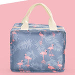 Functional Pattern Cooler Lunch Box Portable Insulated Canvas Lunch Bag Thermal Food Picnic Lunch Bags For Women Kids