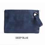 Fashion Solid Handbag Women's Clutch Bag Leather Women Envelope Bag Zipper Evening Bag Female Clutches Handbag Torebki Damskie