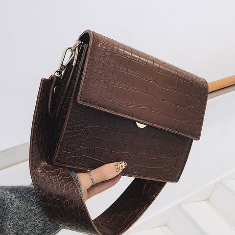 Women's Designer Luxury Handbag 2019 Fashion New High quality PU Leather Women Handbags Crocodile pattern Shoulder Messenger Bag