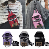 6 Colors Men Women Nylon Crossbody Shoulder Chest Cycle Sling Bag Daily Travel Bags