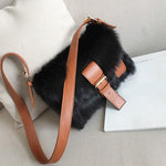 Soft Plush Sweet Girls Shoulder Bag 2019 New Women Large-capacity Shoulder Crossbody Bag Ladies Winter Wild Hairy Messenger Bag