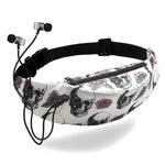 Meijuner Unique Design Waist Bag Many Same Small Pattern Fanny Pack Earphone Portable Bum Bag WMJ007