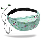 Meijuner Unique Design Waist Bag Many Same Small Pattern Fanny Pack Earphone Portable Bum Bag WMJ007