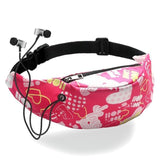 Meijuner Unique Design Waist Bag Many Same Small Pattern Fanny Pack Earphone Portable Bum Bag WMJ007