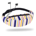 Meijuner Unique Design Waist Bag Many Same Small Pattern Fanny Pack Earphone Portable Bum Bag WMJ007