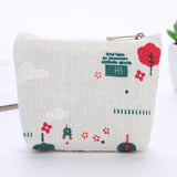 Korean Simple Coin Bag Kids Change Purse Girls Small Wallet Cute Cotton Money Bag Portable Key Pouch Card Holder for Children