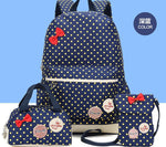 School Bags For Girls Kids Cute Printing School Backpack 3pcs/set Children Schoolbags Fashion Orthopedic Girl Backpacks WBS485