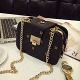 2019 Spring New Fashion Women Shoulder Bag Chain Strap Flap Designer Handbags Clutch Bag Ladies Messenger Bags With Metal Buckle