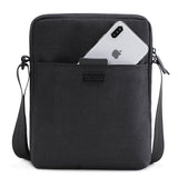 TINYAT Men's Bags Light Canvas Shoulder Bag For 7.9' Ipad Casual Crossbody Bags Waterproof Business Shoulder bag for men 0.13kg