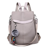 Waterproof Casual Women Backpack Purse Anti-theft Rucksack Mochila Hairball Lightweight School Shoulder Bag for Teenagers Girls