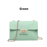 High Quality Women Mini Flap Crossbody Lady PU Leather Solid Candy Color Shoulder Messenger Bag Girl Student Cross Body Handbag