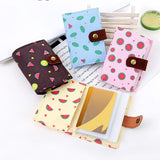 20 Slots ID Credit Card Holder Women Canvas Card Bag Girls Travel Passport Pocket Cloth PVC Fresh Business Bus Card Wallet Purse