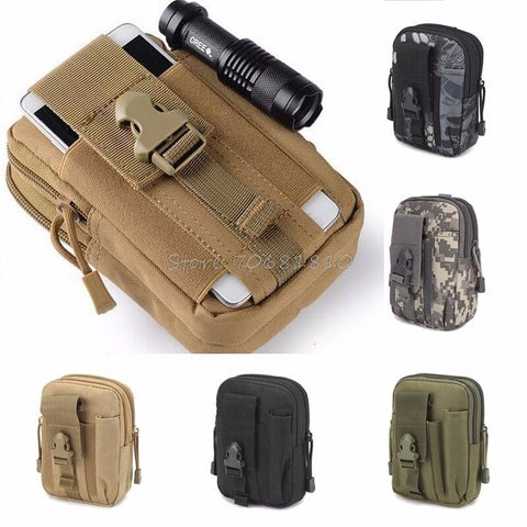 For Tactical Holster Military Molle Hip Waist Belt Bag Wallet Pouch Purse Phone Case Bag