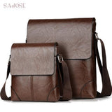 Men PU Leather Shoulder Bag Fashion Designer High Quality HandBags Messenger Bags Casual Fashion 2 Sets Crossbody Bags For Men's