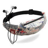 Meijuner Unique Design Waist Bag Many Same Small Pattern Fanny Pack Earphone Portable Bum Bag WMJ007