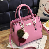 LANLOU New women's bag Leather Handbags TOP-handle bag Luxury fashion lady crossbody bags for women Casual fashion shoulder bags