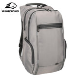 Kingsons 15"17"  Laptop Backpack External USB Charge Computer Backpacks Anti-theft Waterproof Bags for Men Women