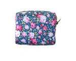 Women Coin Purse Cute Flower Printing Ladies Small Wallet Pocket Headset Line Pouch Credit Card Holder Lipstick Bag Girl Gift