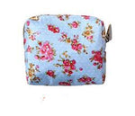 Women Coin Purse Cute Flower Printing Ladies Small Wallet Pocket Headset Line Pouch Credit Card Holder Lipstick Bag Girl Gift