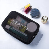 Women Travel Cosmetic Bag Casual Zipper Make Up Transparent Makeup Case Organizer Storage Pouch Toiletry Beauty Wash Kit Bags