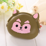 Girls Animals Mini Coin Purse Silicone Mini Coin Bag Change Wallet Purse Small Women Key Wallet coin Wallet Children Kids