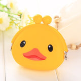 Girls Animals Mini Coin Purse Silicone Mini Coin Bag Change Wallet Purse Small Women Key Wallet coin Wallet Children Kids