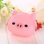 Girls Animals Mini Coin Purse Silicone Mini Coin Bag Change Wallet Purse Small Women Key Wallet coin Wallet Children Kids