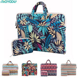 Fashion Laptop Bag for MacBook Air Pro 13 11 15 15.6 inch Canvas PC Notebook Case Laptop Sleeve Handbag for woman man Computer